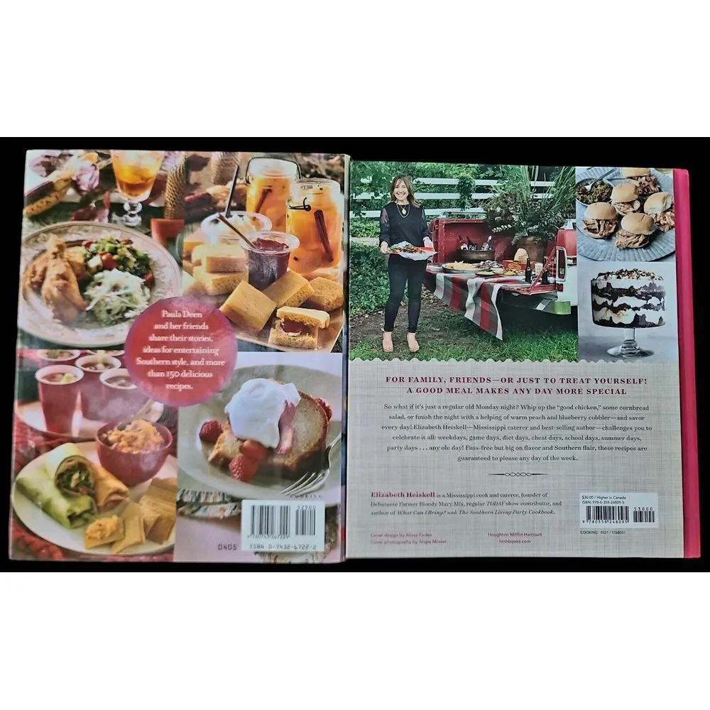 Southern Cookbook Lot Paula‎ Deen Elizabeth Heiskell Everyday Delicious